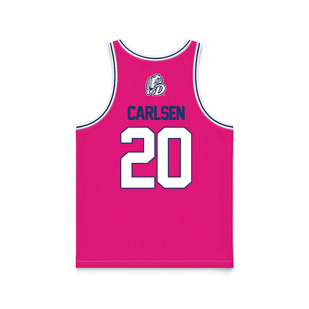 Drake - NCAA Women's Basketball : Lexi Carlsen - Pink Basketball Jersey-1