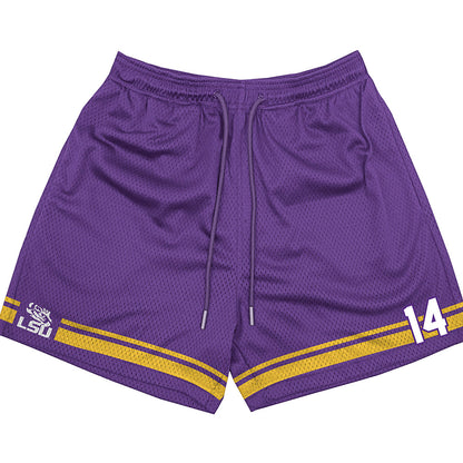 LSU - NCAA Women's Basketball : Izzy Besselman - Mesh Shorts Fashion Shorts