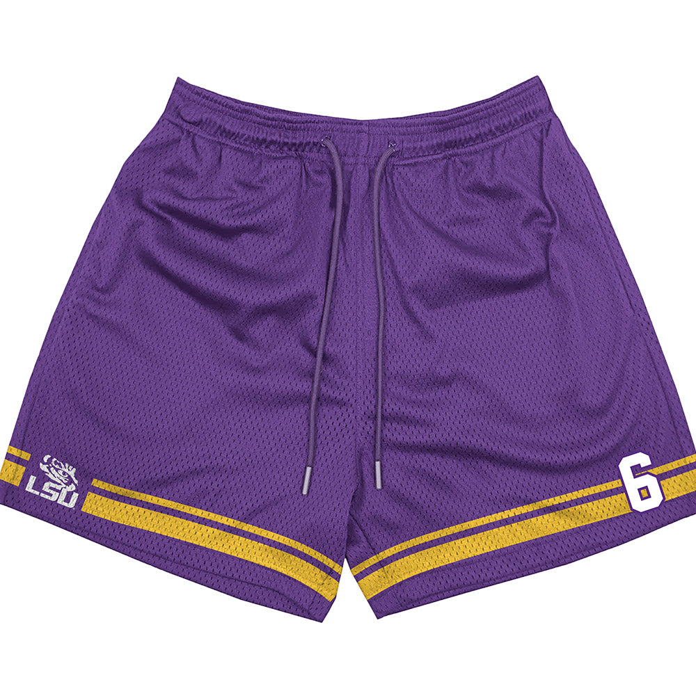 LSU - NCAA Women's Basketball : Divine Bourrage - Shorts-0
