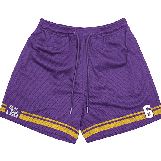 LSU - NCAA Women's Basketball : Divine Bourrage - Shorts-0