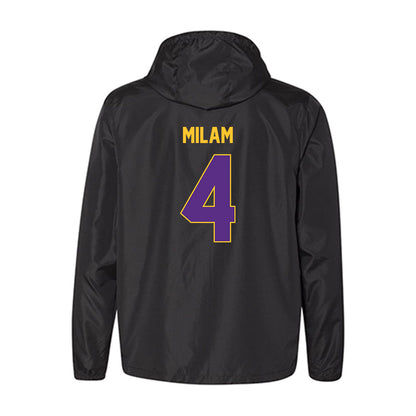 LSU - NCAA Baseball : Steven Milam - Windbreaker Jacket