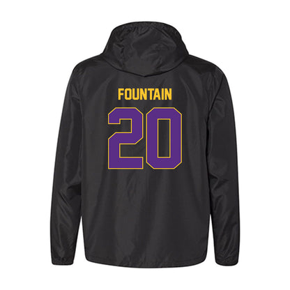 LSU - NCAA Men's Basketball : Derek Fountain - Windbreaker Jacket