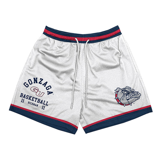 Gonzaga - NCAA Men's Basketball : Nolan Hickman - Mesh Shorts Fashion Shorts