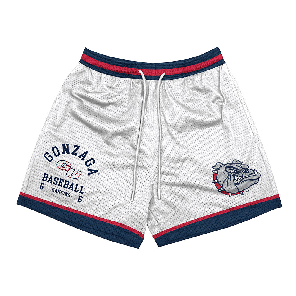 Gonzaga - NCAA Baseball : Josh Hankins - Mesh Shorts Fashion Shorts