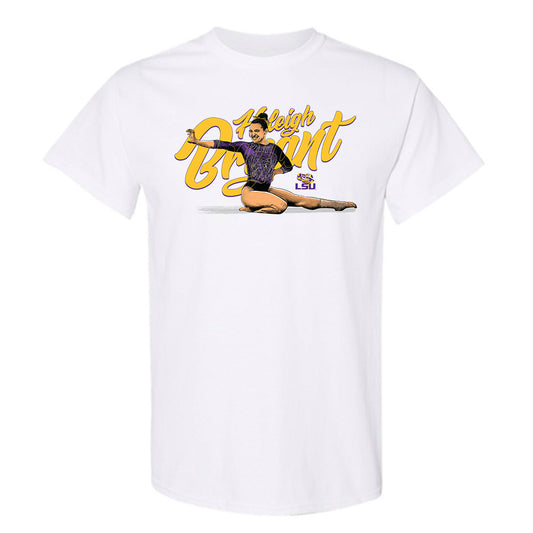 LSU - NCAA Women's Gymnastics : Haleigh Bryant - T-Shirt Individual Caricature