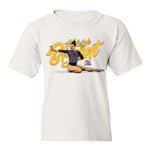 LSU - NCAA Women's Gymnastics : Haleigh Bryant - Youth T-Shirt Individual Caricature