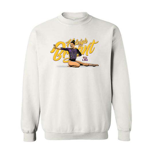 LSU - NCAA Women's Gymnastics : Haleigh Bryant - Crewneck Sweatshirt Individual Caricature