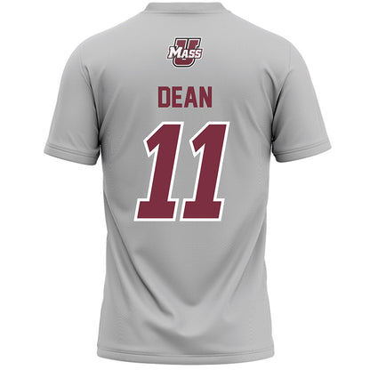 UMass - NCAA Men's Lacrosse : Jordan Dean - Grey Lacrosse Jersey