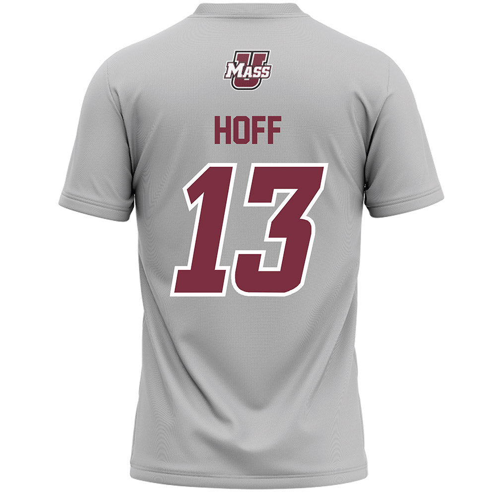 UMass - NCAA Men's Lacrosse : Brady Hoff - Grey Lacrosse Jersey