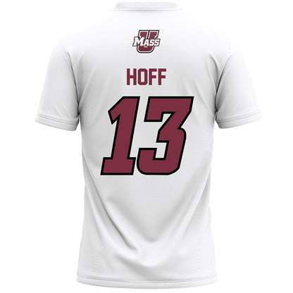 UMass - NCAA Men's Lacrosse : Brady Hoff - White Lacrosse Jersey