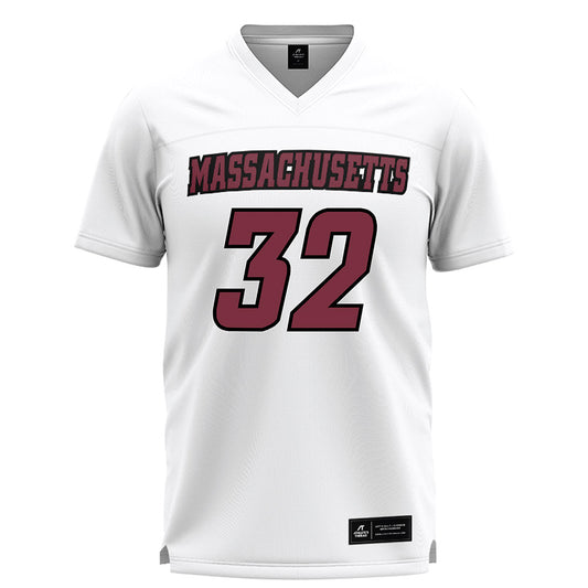 UMass - NCAA Men's Lacrosse : TJ Casey - White Lacrosse Jersey