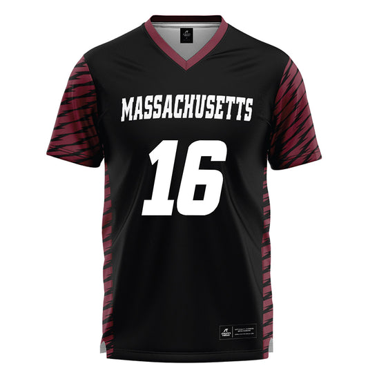 UMass - NCAA Women's Lacrosse : Catriona Lucus - Black Lacrosse Jersey -0