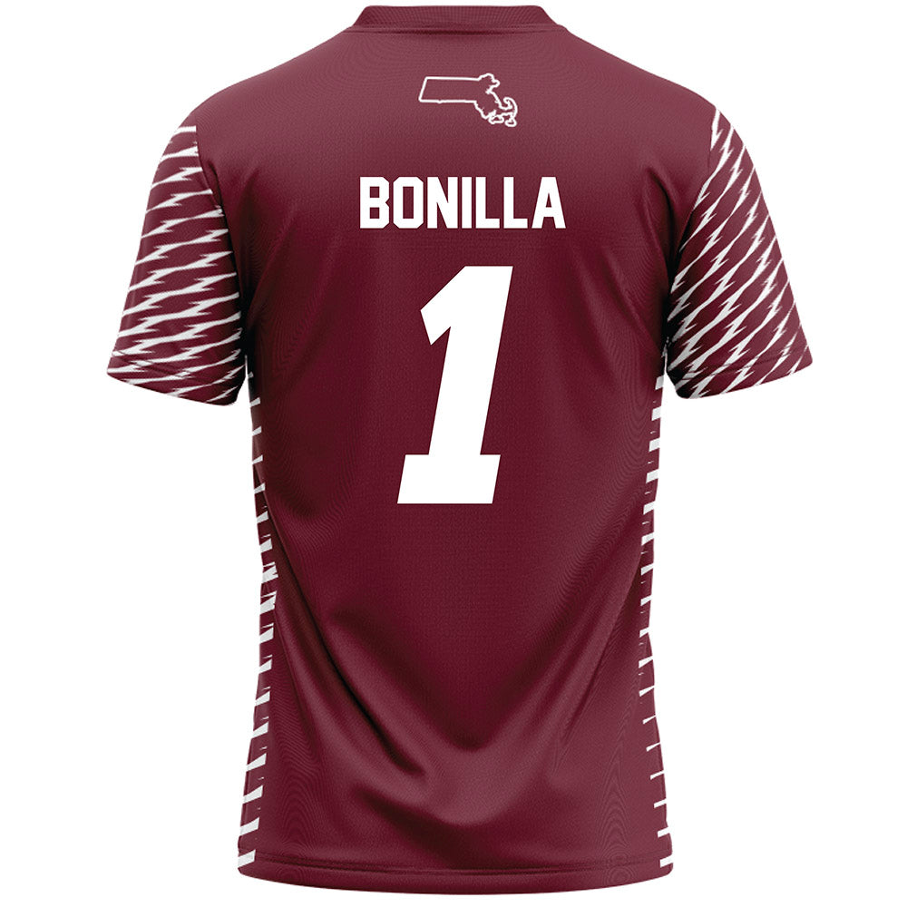 UMass - NCAA Women's Lacrosse : Jeilinne Bonilla - Burgundy Lacrosse Jersey