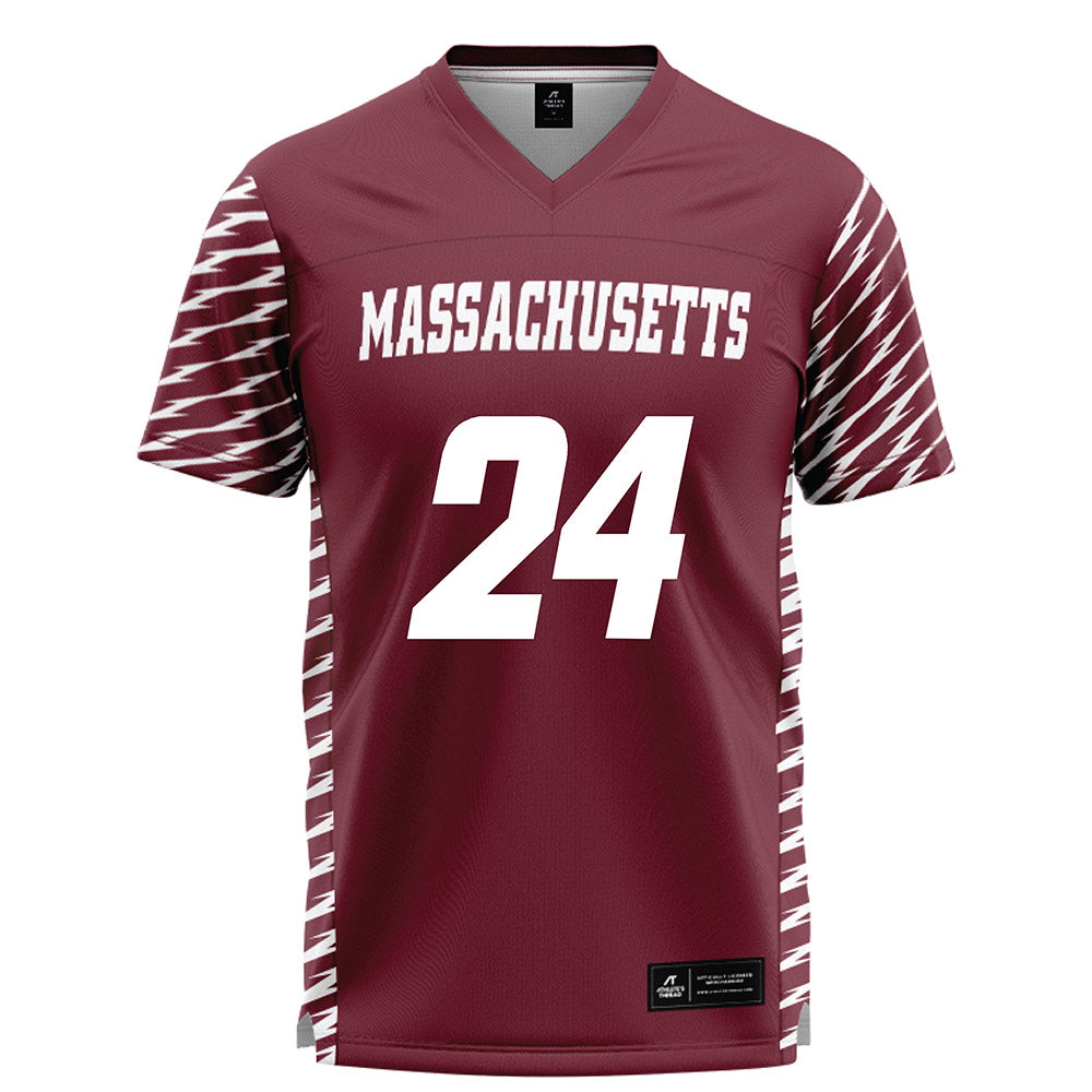 UMass - NCAA Women's Lacrosse : Reese Bromby - Burgundy Lacrosse Jersey -0