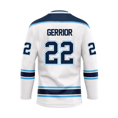 Maine - NCAA Men's Ice Hockey : Will Gerrior - White Hockey Jersey-1