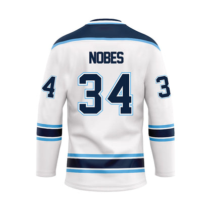 Maine - NCAA Men's Ice Hockey : Bodie Nobes - White Hockey Jersey