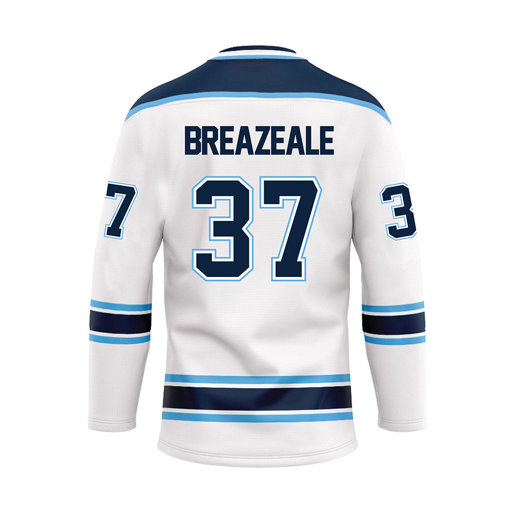 Maine - NCAA Men's Ice Hockey : David Breazeale - White Hockey Jersey