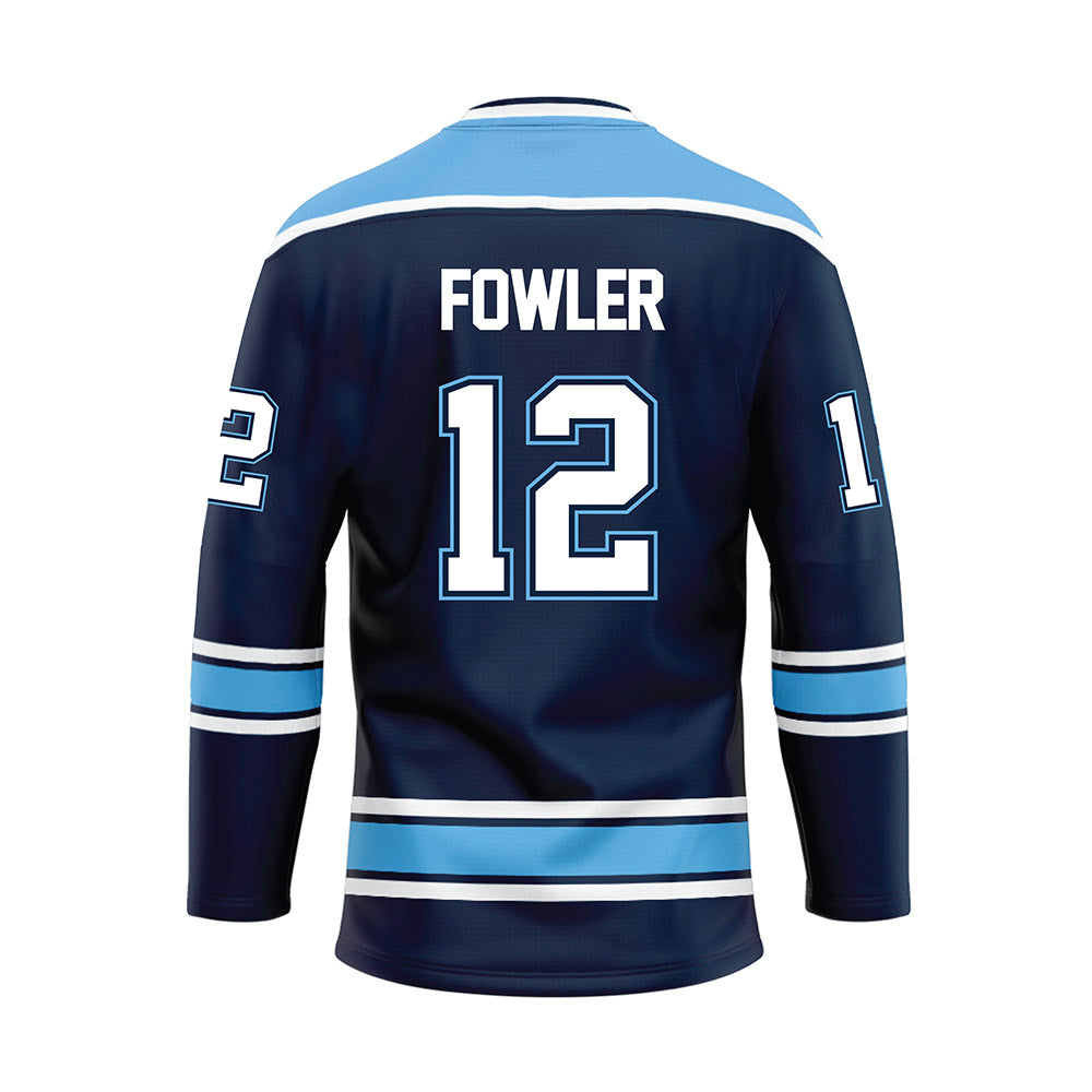 Maine - NCAA Men's Ice Hockey : Owen Fowler - Dark Blue Hockey Jersey