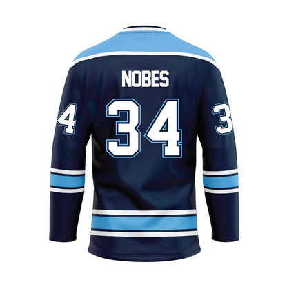 Maine - NCAA Men's Ice Hockey : Bodie Nobes - Dark Blue Hockey Jersey