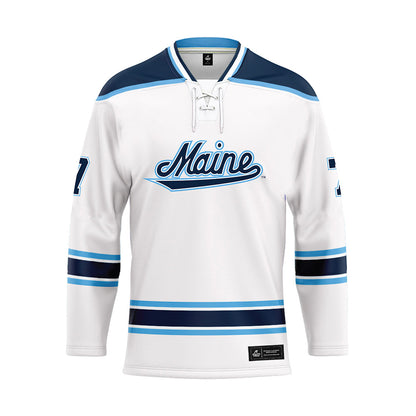Maine - NCAA Women's Ice Hockey : Lily Fetch - White Hockey Jersey