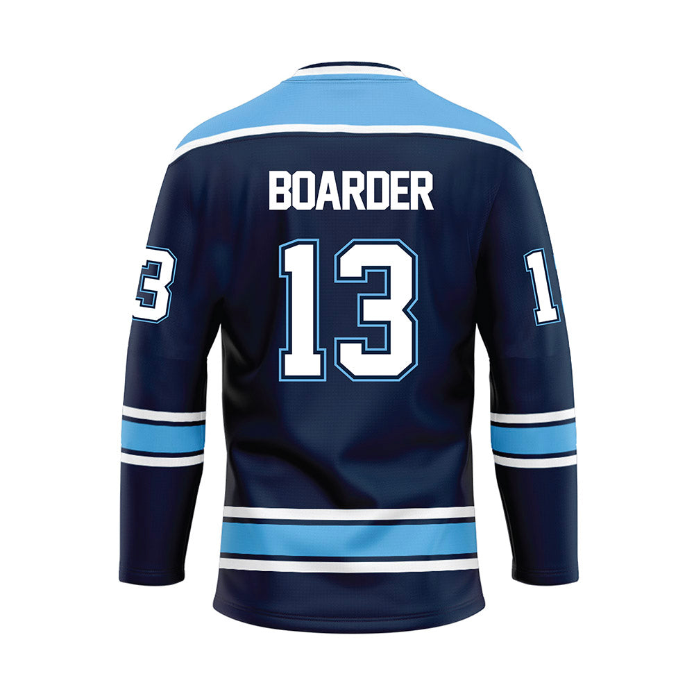 Maine - NCAA Women's Ice Hockey : Mikayla Boarder - Blue Hockey Jersey-1