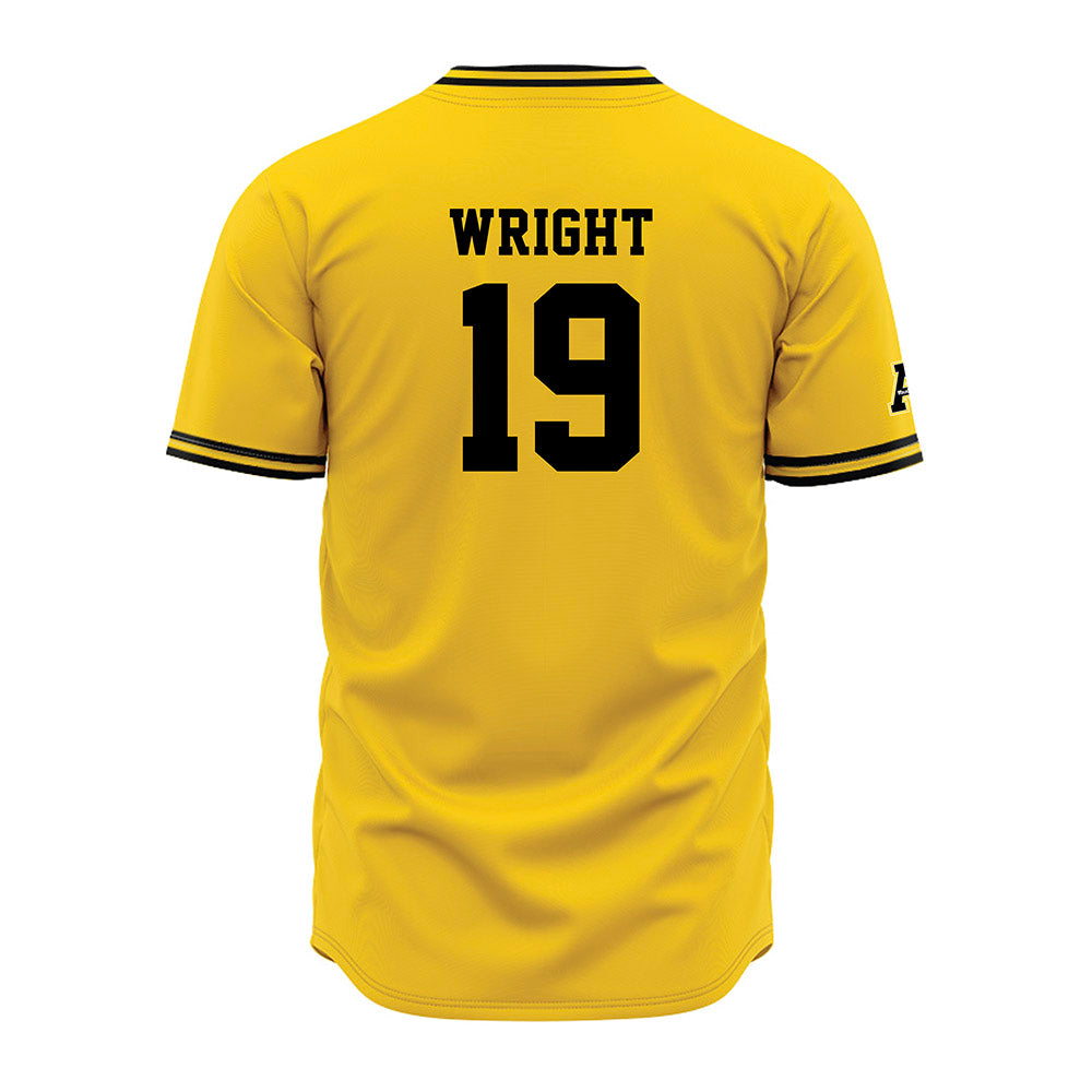 App State - NCAA Baseball : Brooks Wright - Replica Jersey Jersey-1