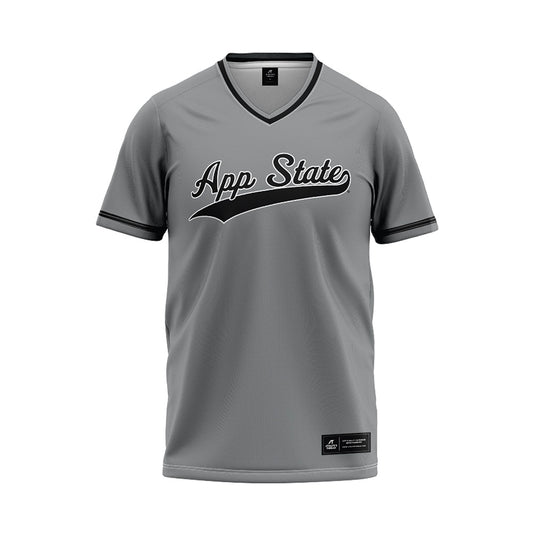 App State - NCAA Softball : Grace Taylor - Grey Baseball Jersey-0