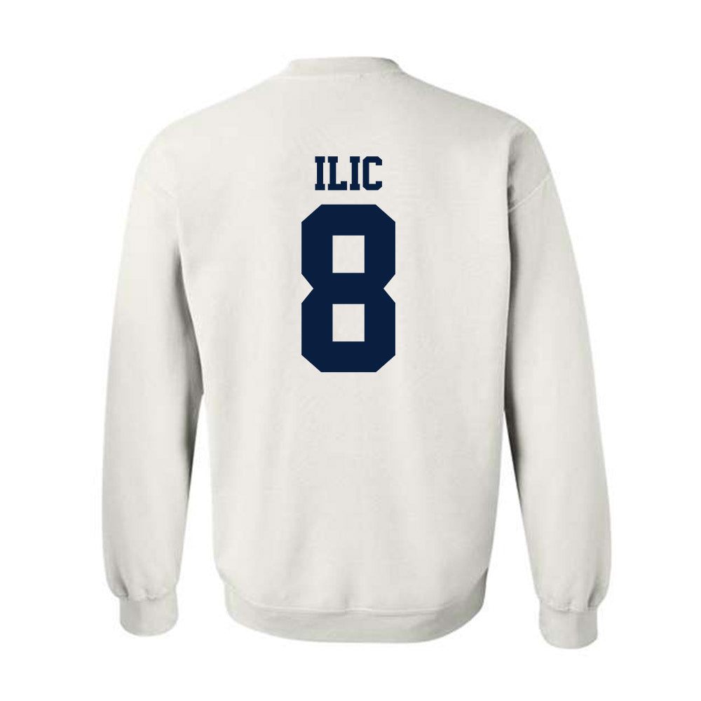 UC Berkeley - NCAA Men's Basketball : Milos Ilic - Sports Shersey Crewneck Sweatshirt-1