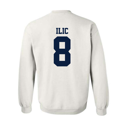 UC Berkeley - NCAA Men's Basketball : Milos Ilic - Sports Shersey Crewneck Sweatshirt-1