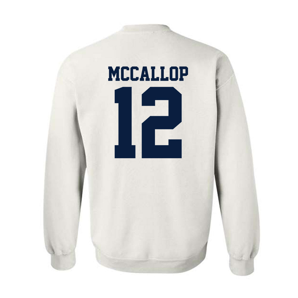 UC Berkeley - NCAA Women's Basketball : Grace McCallop - Sports Shersey Crewneck Sweatshirt-1