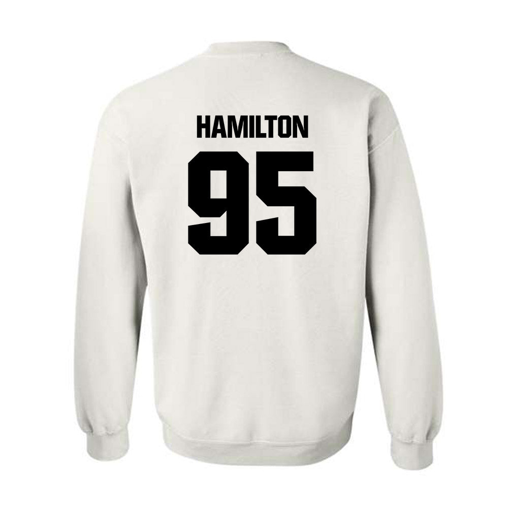 Maine - NCAA Football : Michael Hamilton - Classic Fashion Shersey Crewneck Sweatshirt-1