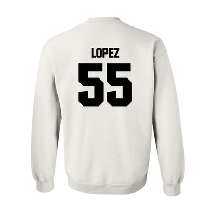 Maine - NCAA Football : Nathan Lopez - Classic Fashion Shersey Crewneck Sweatshirt-1
