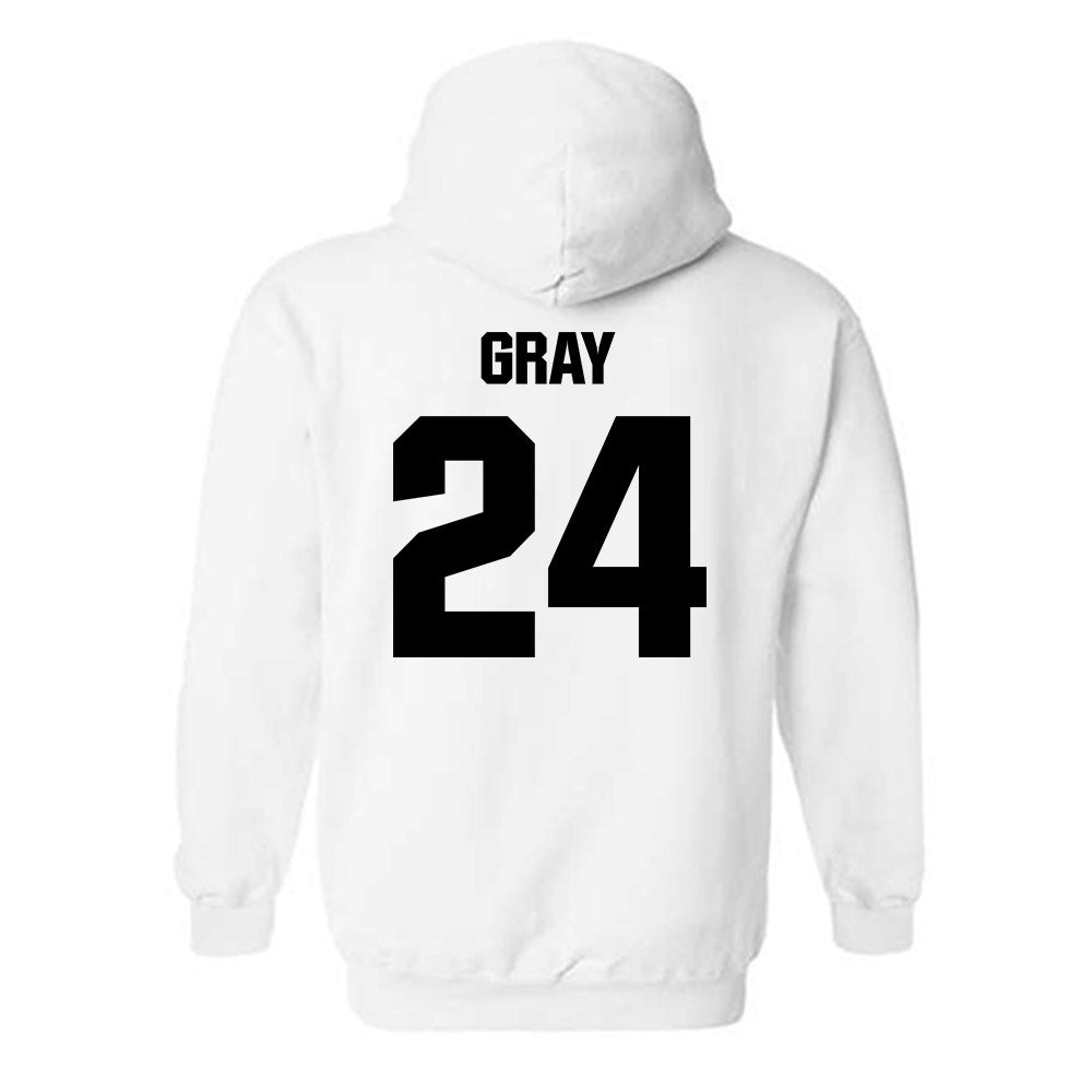 Maine - NCAA Men's Basketball : Mekhi Gray - Classic Fashion Shersey Hooded Sweatshirt-1