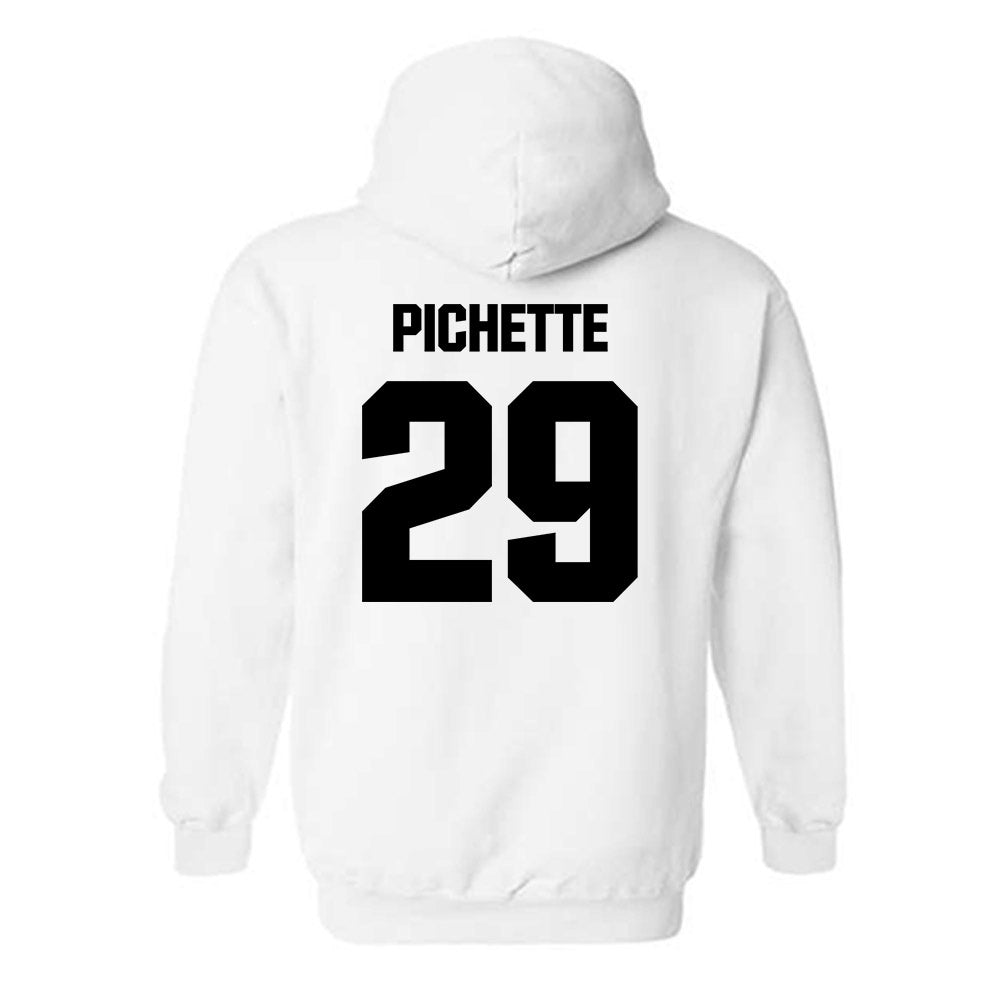 Maine - NCAA Men's Ice Hockey : Thomas Pichette - Classic Fashion Shersey Hooded Sweatshirt