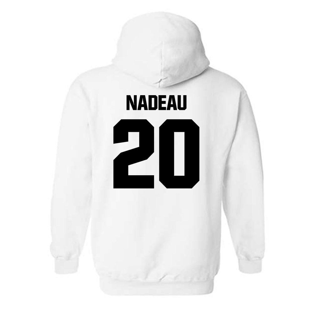 Maine - NCAA Men's Ice Hockey : Joshua Nadeau - Classic Fashion Shersey Hooded Sweatshirt