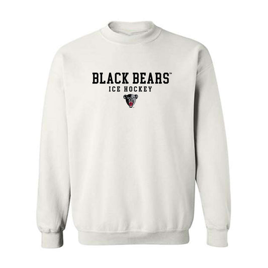 Maine - NCAA Men's Ice Hockey : Simon Motew - Classic Fashion Shersey Crewneck Sweatshirt-0