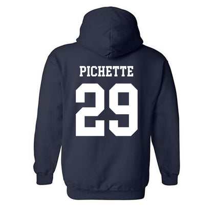 Maine - NCAA Men's Ice Hockey : Thomas Pichette - Classic Fashion Shersey Hooded Sweatshirt