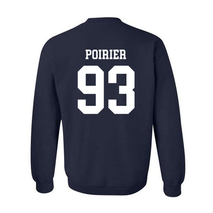 Maine - NCAA Men's Ice Hockey : Justin Poirier - Classic Fashion Shersey Crewneck Sweatshirt-1