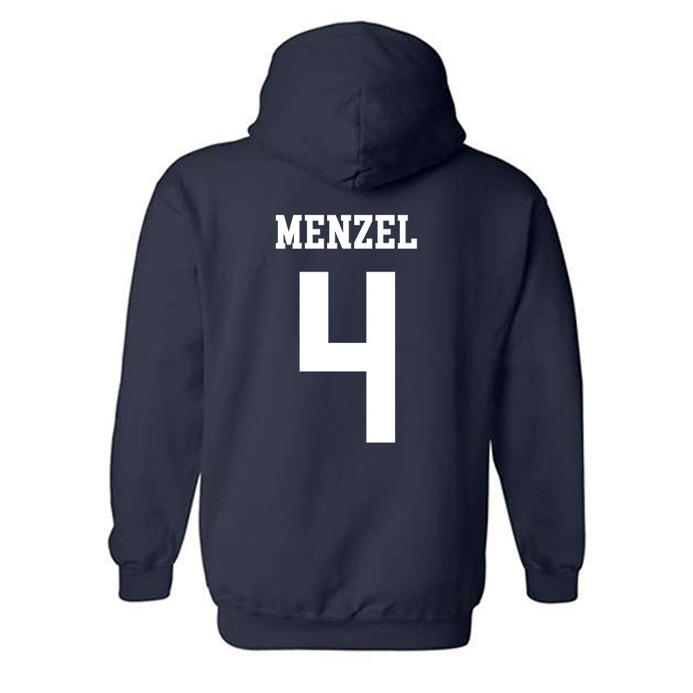 Maine - NCAA Baseball : Evan Menzel - Classic Fashion Shersey Hooded Sweatshirt-1
