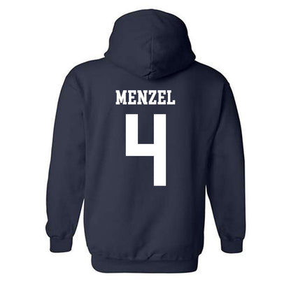 Maine - NCAA Baseball : Evan Menzel - Classic Fashion Shersey Hooded Sweatshirt-1
