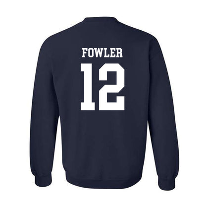 Maine - NCAA Men's Ice Hockey : Owen Fowler - Classic Fashion Shersey Crewneck Sweatshirt