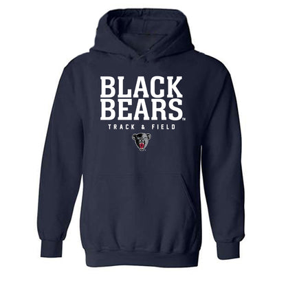 Maine - NCAA Men's Track & Field : Max Shapiro - Classic Fashion Shersey Hooded Sweatshirt-0