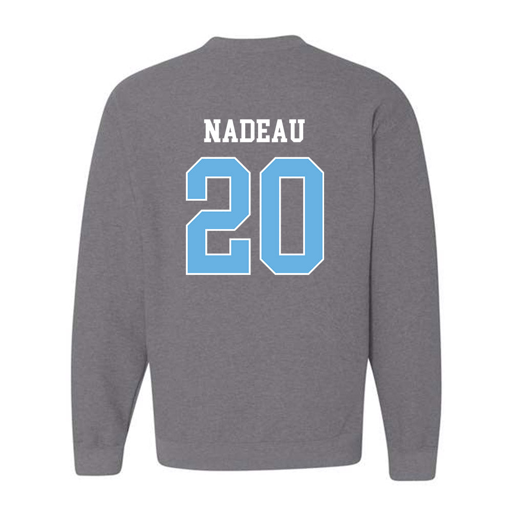 Maine - NCAA Men's Ice Hockey : Joshua Nadeau - Classic Fashion Shersey Crewneck Sweatshirt