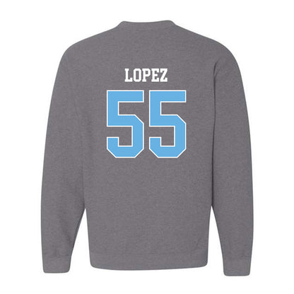 Maine - NCAA Football : Nathan Lopez - Classic Fashion Shersey Crewneck Sweatshirt-1