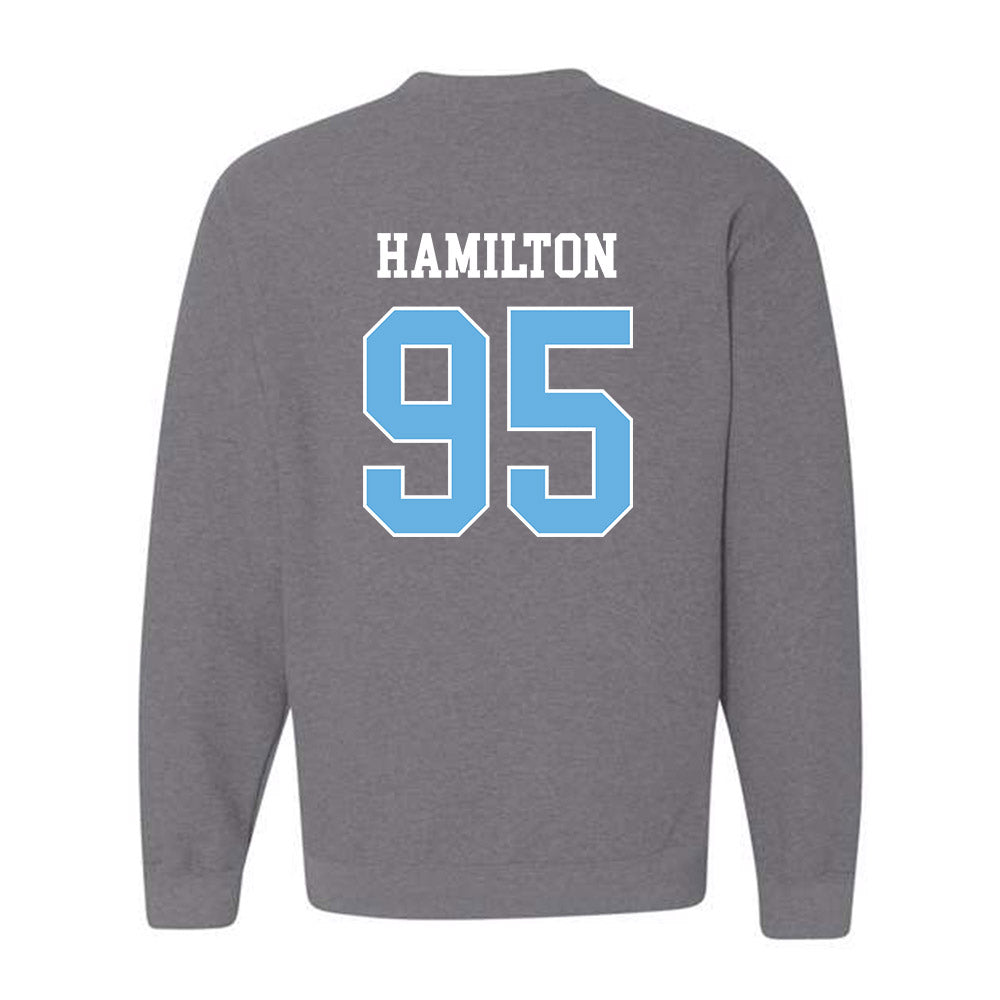 Maine - NCAA Football : Michael Hamilton - Classic Fashion Shersey Crewneck Sweatshirt-1