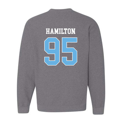 Maine - NCAA Football : Michael Hamilton - Classic Fashion Shersey Crewneck Sweatshirt-1