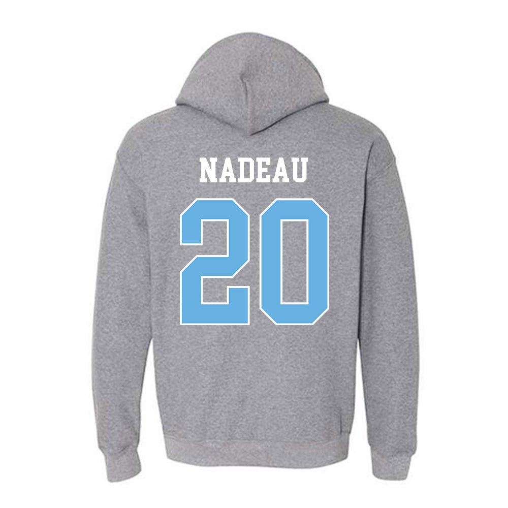 Maine - NCAA Men's Ice Hockey : Joshua Nadeau - Classic Fashion Shersey Hooded Sweatshirt