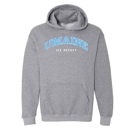 Maine - NCAA Men's Ice Hockey : Simon Motew - Classic Fashion Shersey Hooded Sweatshirt-0