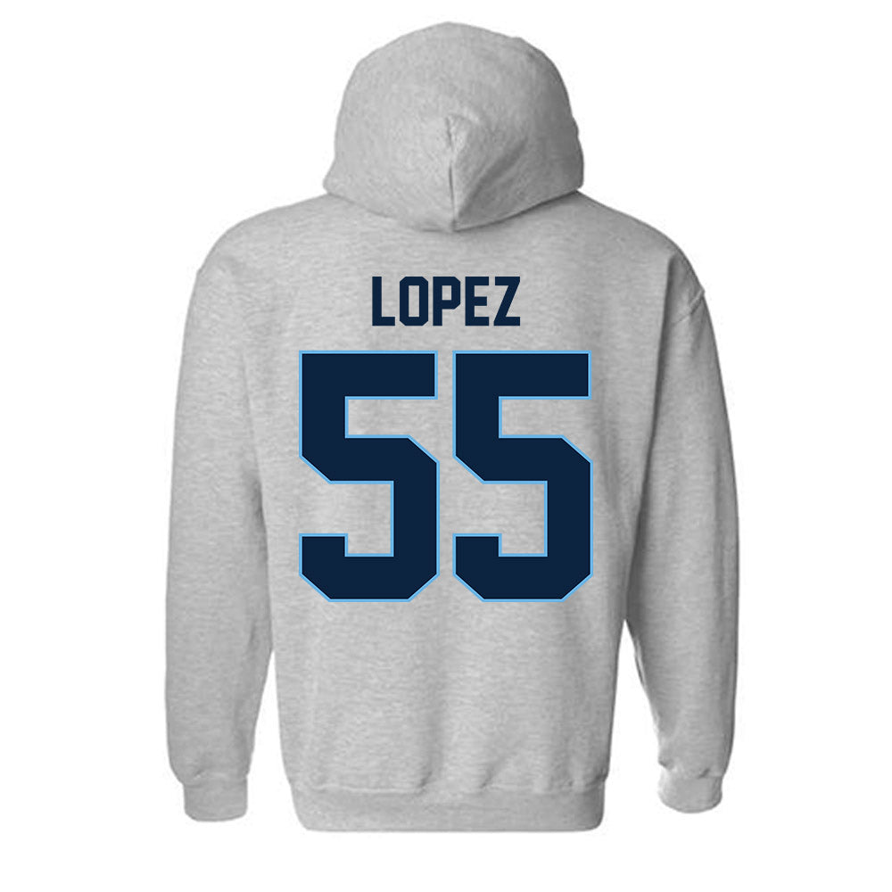 Maine - NCAA Football : Nathan Lopez - Classic Shersey Hooded Sweatshirt-1