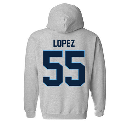 Maine - NCAA Football : Nathan Lopez - Classic Shersey Hooded Sweatshirt-1